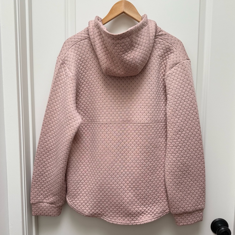 Muttonhead Cross Stitch Quilt Camping Hoodie Size L - Picture 3 of 10